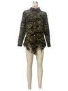 Shirt Coats Women Full Sleeve Tops Jackets Camouflage Casual Coat Turn Down Collar Single Breasted Y2k Streetwear Hole Jacket