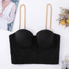 Women Tank Tops Sexy Sequined Diamond Bra Woman Clothes Push Up Bustier Club y2k Crop Top Party Ladies Corset Blusas Ropa Mujer
