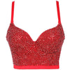 Women Tank Tops Sexy Sequined Diamond Bra Woman Clothes Push Up Bustier Club y2k Crop Top Party Ladies Corset Blusas Ropa Mujer