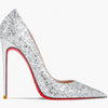 Women Sequins Pumps Red Bottom Black Evening Party Shoes Silver Wedding Dress High Heels Summer Spring Autumn Stilettos