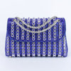 Vibrant Rhinestone Clutch Bag - Luxurious Chain Shoulder Bag with Dazzling Shiny Finish and Exquisite Glittering Details - Perfect for Stylish Women, Ideal for Glamorous Parties, Formal Prom Events, Elegant Banquets, and Even