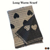 Winter Double-sided Imitation Cashmere Scarf Women Korean Version Versatile Love Plaid Multi-functional Thermal Shawl Dual-use